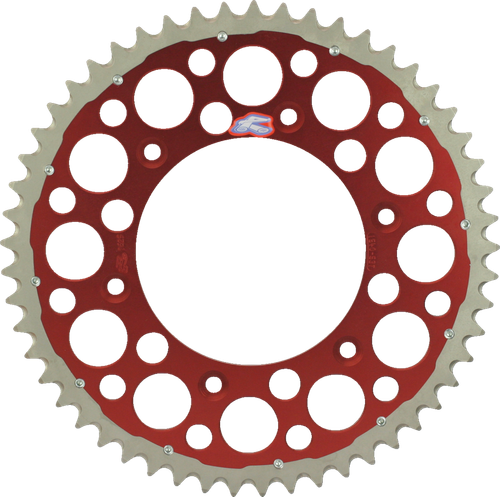 RENTHAL - 1540-520-48GPRD - Twinring Rear Sprocket - 48 Tooth - Red - Honda