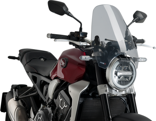 PUIG HI-TECH PARTS - 0336H - Custom II Windshield - Smoke - X11