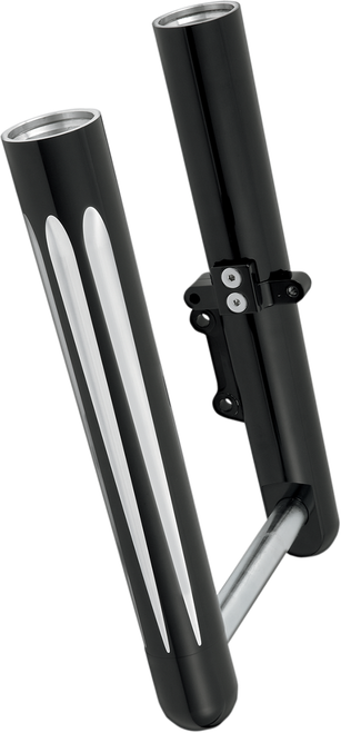 ARLEN NESS - 40-512 - Fork Legs - Black Anodized - Deep Cut - Dual Disc