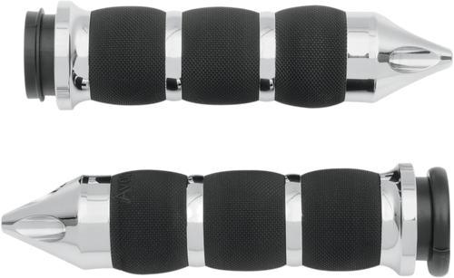 AVON GRIPS - AIR-90-CH-FL-SP - Spike Air Cushioned Grips - TBW - Chrome