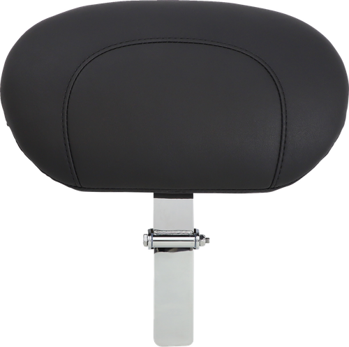 MUSTANG - 79600 - Wide Solo Seat - With Backrest - Vintage - Black - Smooth - FL '08-'25