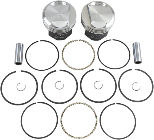 WISECO - K1667 - Piston Kit - +0.020” - Evolution Big Twin 1340 cc