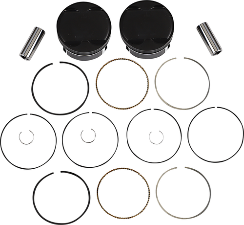 WISECO - K2805 - Piston Kit - 4.080” Bore - 118 CI - 114”/117” M8