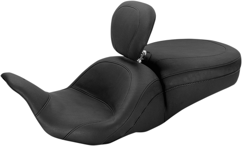 MUSTANG - 79703 - Lowdown Seat with Driver Backrest - Plain - FL '08-'25