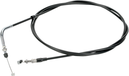 WSM - 002-055 - Black Vinyl Throttle Cable - Yamaha