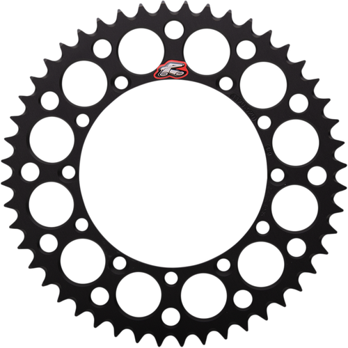 RENTHAL - 112U-520-48GEBK - Rear Sprocket - Aluminum - 48 Tooth - Black - Kawasaki