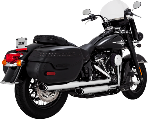 VANCE & HINES - 16379 - 3” Twin Slash Slip-On Muffler - Chrome