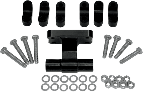 POWERMADD - 45400 - Universal Pivoting Handlebar Riser System - 3"
