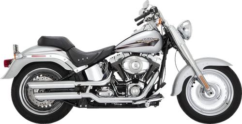 VANCE & HINES - 16343 - 3” Twin Slash Slip-On Muffler - Chrome
