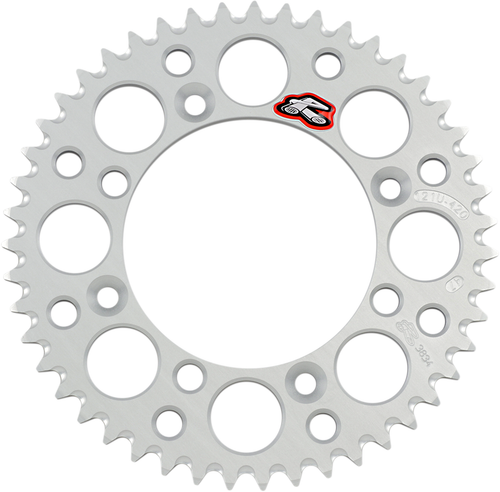 RENTHAL - 121U-420-47GBSI - Rear Sprocket - Aluminum - 47 Tooth - Silver - YZ 65