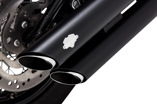 VANCE & HINES - 46376 - 3” Twin Slash Slip-On Mufflers - Black