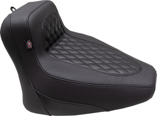 MUSTANG - 88201 - Squareback Seat - Solo - Black - Diamond Stitch - Chief '22-'24