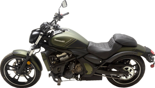 MUSTANG - 76432 - Fastback Seat - Passenger - Black - Diamond Stitch - Vulcan S '15-'23