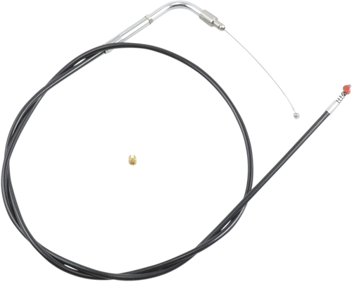 BARNETT - 30596+6DS - Black Vinyl Idle Cable - +6" Size - 41" Length