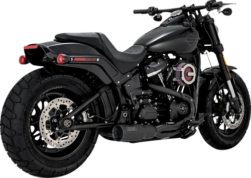 VANCE & HINES - 47331 - 2-into-1 Hi-Output Short Exhaust System - Stainless Steel - Black