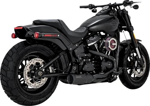 VANCE & HINES - 47331 - 2-into-1 Hi-Output Short Exhaust System - Stainless Steel - Black
