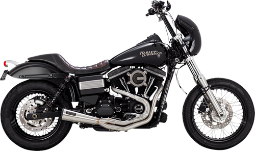 VANCE & HINES - 27325 - 2-into-1 Upsweep Exhaust System - Brushed - Stainless Steel