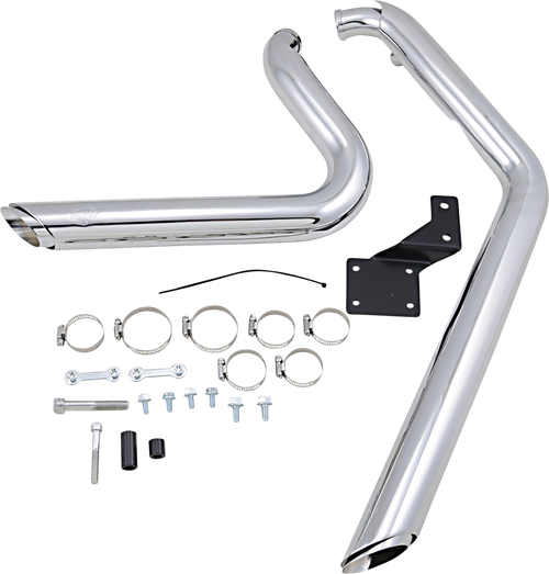 VANCE & HINES - 17221 - Shortshots Staggered Exhaust System - Chrome