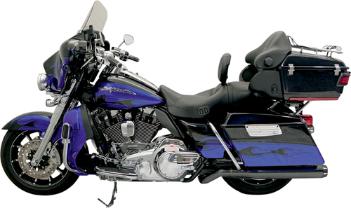 BASSANI XHAUST - 1F59RB - Pseudo Left-Side Muffler for Road Rage II B1 Exhaust System - Black - FL '09-'16
