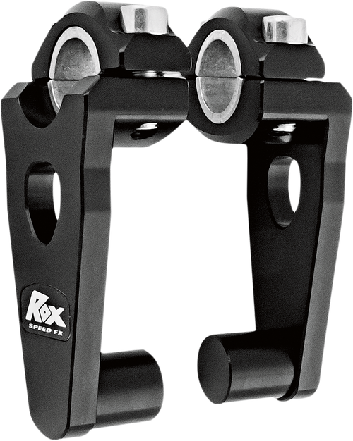 ROX SPEED FX - 1R-P3SEK - Elite Pivoting Handlebar Risers for 7/8” and 1-1/8” Handlebars - 3-1/2” - Black