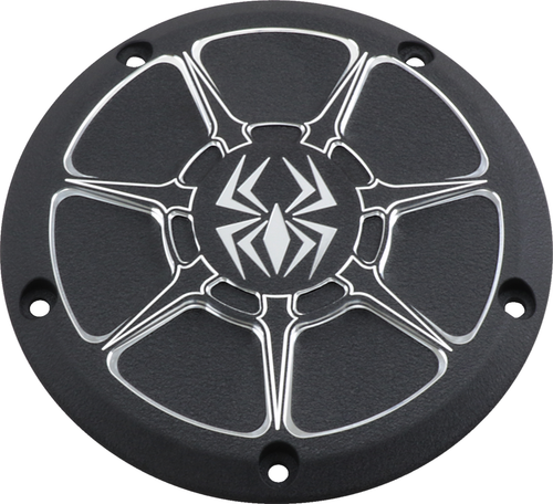 REKLUSE - RMS-0515006 - Derby Cover - Wrinkle Black - Touring/Trike