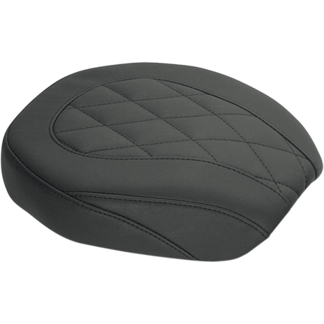 MUSTANG - 76705 - Wide Tripper Rear Seat - Diamond - Black - Dyna '06-'17