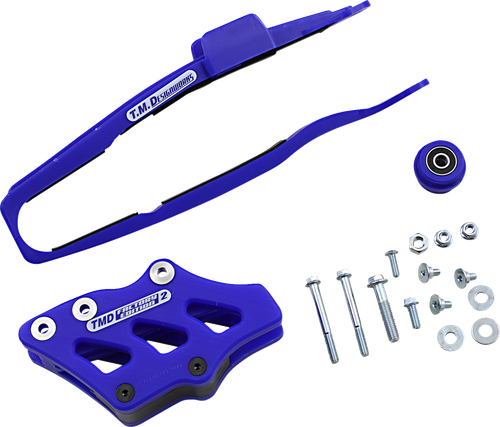 T.M. DESIGNWORKS - YCP-OR8-BU - Chain Guide/Slider - Blue - Yamaha