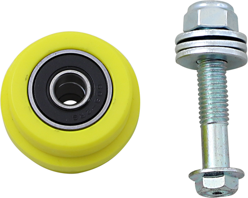 T.M. DESIGNWORKS - PLR-212-YL - Chain Roller - Yellow - Suzuki/TM/Yamaha