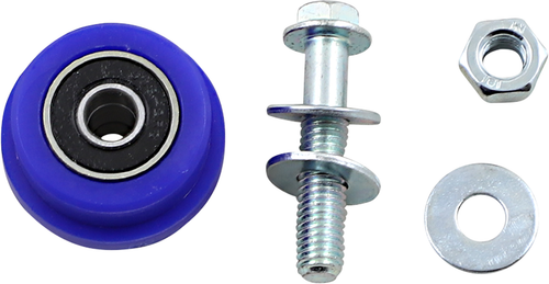 T.M. DESIGNWORKS - PLR-212-BU - Chain Roller - Blue - Honda/Suzuki/TM/Yamaha