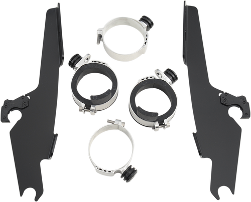 MEMPHIS SHADES - MEM8992 - Batwing Trigger Lock Mounting Kit - V Star - Black