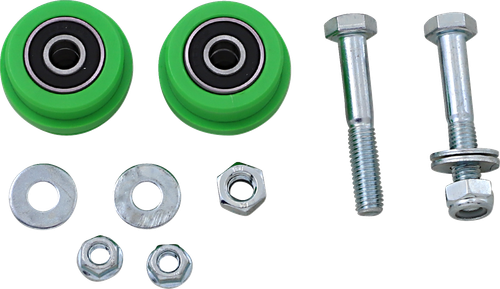 T.M. DESIGNWORKS - ZDK-KXM-GR - Chain Roller - Green - Kawasaki/Street