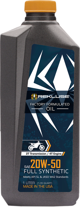 REKLUSE - RMS-1099002 - 2T Trans/4T Engine Oil - 20W-50