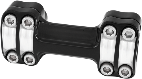 RSD - 0208-2103-BM - Nostalgia One-Piece Handlebar Risers - Four Bolt - 1” - Contrast Cut