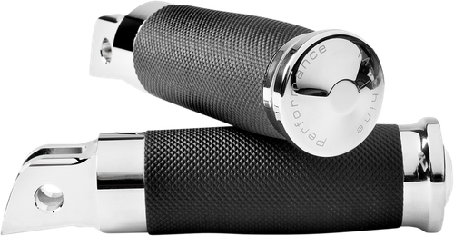 PERFORMANCE MACHINE (PM) - 0035-1235M-CH - Contour Foot Pegs - Chrome - Driver - M8