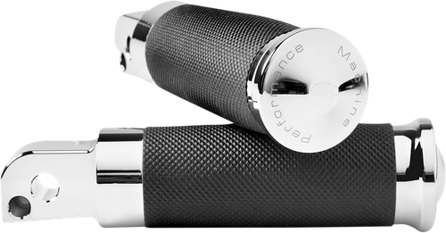 PERFORMANCE MACHINE (PM) - 0035-1237M-CH - Contour Foot Pegs - Chrome - Passenger - M8