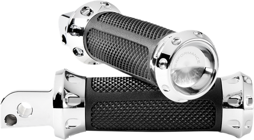 PERFORMANCE MACHINE (PM) - 0035-1245M-CH - Overdrive Foot Pegs - Passenger - Chrome - FL/FX