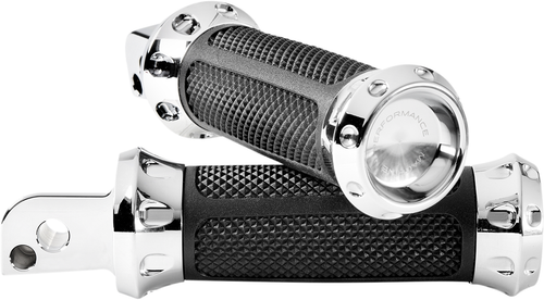 PERFORMANCE MACHINE (PM) - 0035-1245M-CH - Overdrive Foot Pegs - Passenger - Chrome - FL/FX