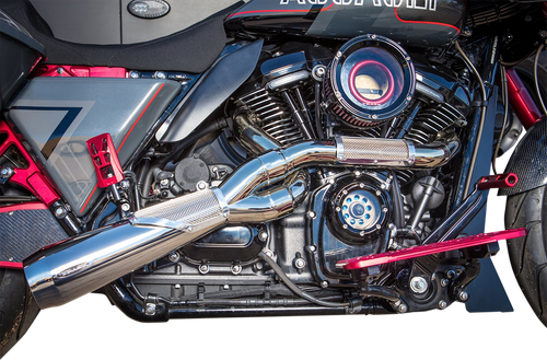 TRASK - TM-5110PO - 2-into-1 Big Sexy Exhaust System - Polished Stainless Steel