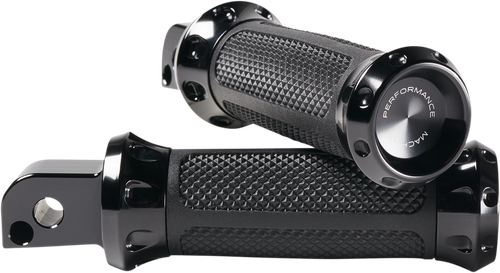 PERFORMANCE MACHINE (PM) - 0035-1245M-B - Overdrive Foot Pegs - Passenger - Black - FL/FX