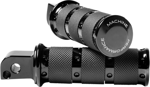 PERFORMANCE MACHINE (PM) - 0035-1249M-B - Foot Pegs - Black - XLS - M8 - Passenger
