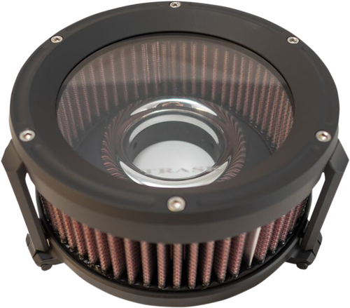 TRASK - TM-1023BK - Assault Charge High-Flow Air Cleaner - Flat Black