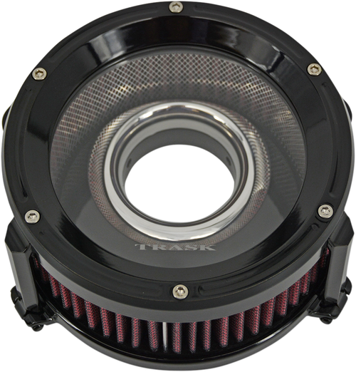 TRASK - TM-1021GBK - Assault Charge High-Flow Air Cleaner - Gloss Black
