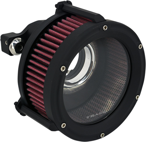 TRASK - TM-1022-BK - Assault Charge High-Flow Air Cleaner - Flat Black