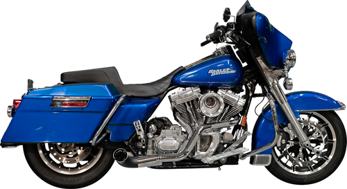 TRASK - TM-5700CH - 2-into-1 Nasty Bastard Exhaust System - Chrome - '97-'16 FL