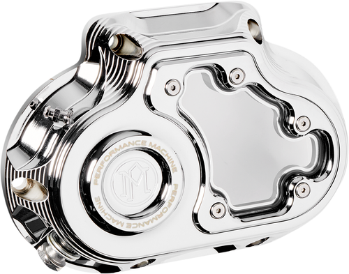 PERFORMANCE MACHINE (PM) - 0177-2080M-CH - Transmission Cover - Chrome - Hydraulic - Touring