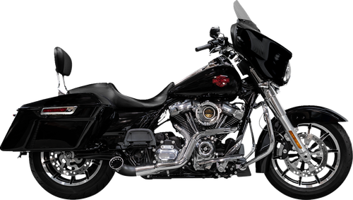 TRASK - TM-5720CH - 2-into-1 Nasty Bastard Exhaust System - Chrome