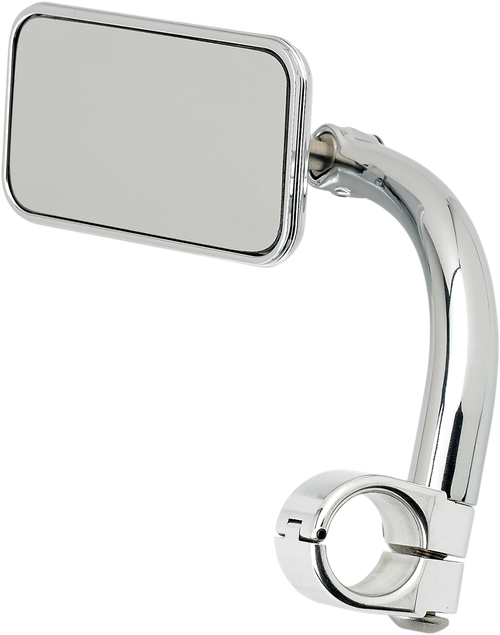 BILTWELL - 6502-278-501 - Mirror - Utility - Side View - Rectangle - Clamp-On - Chrome - 7/8"