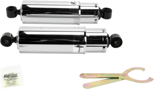 PROGRESSIVE SUSPENSION - 412-4041C - 412 Series Shock - 11" - Standard - Chrome - Dyna