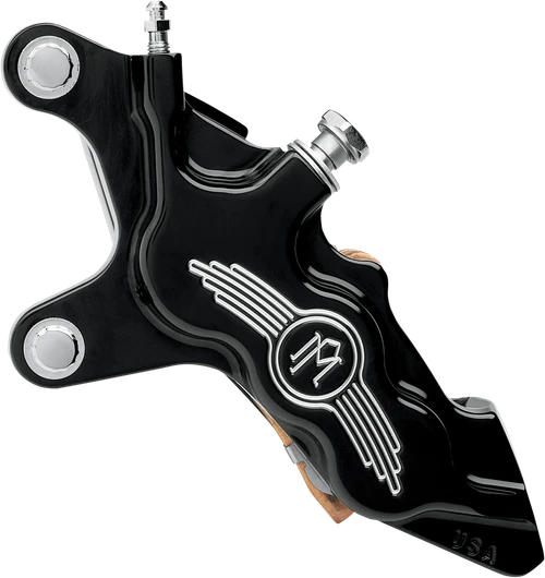 PERFORMANCE MACHINE (PM) - 0051-2909-BM - 6 Piston Caliper - 11.5" - Left - Contrast Cut