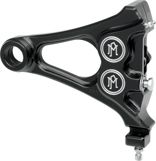 PERFORMANCE MACHINE (PM) - 1256-0077-BM - 4-Piston Caliper - Rear - Contrast Cut 08-17 Softail